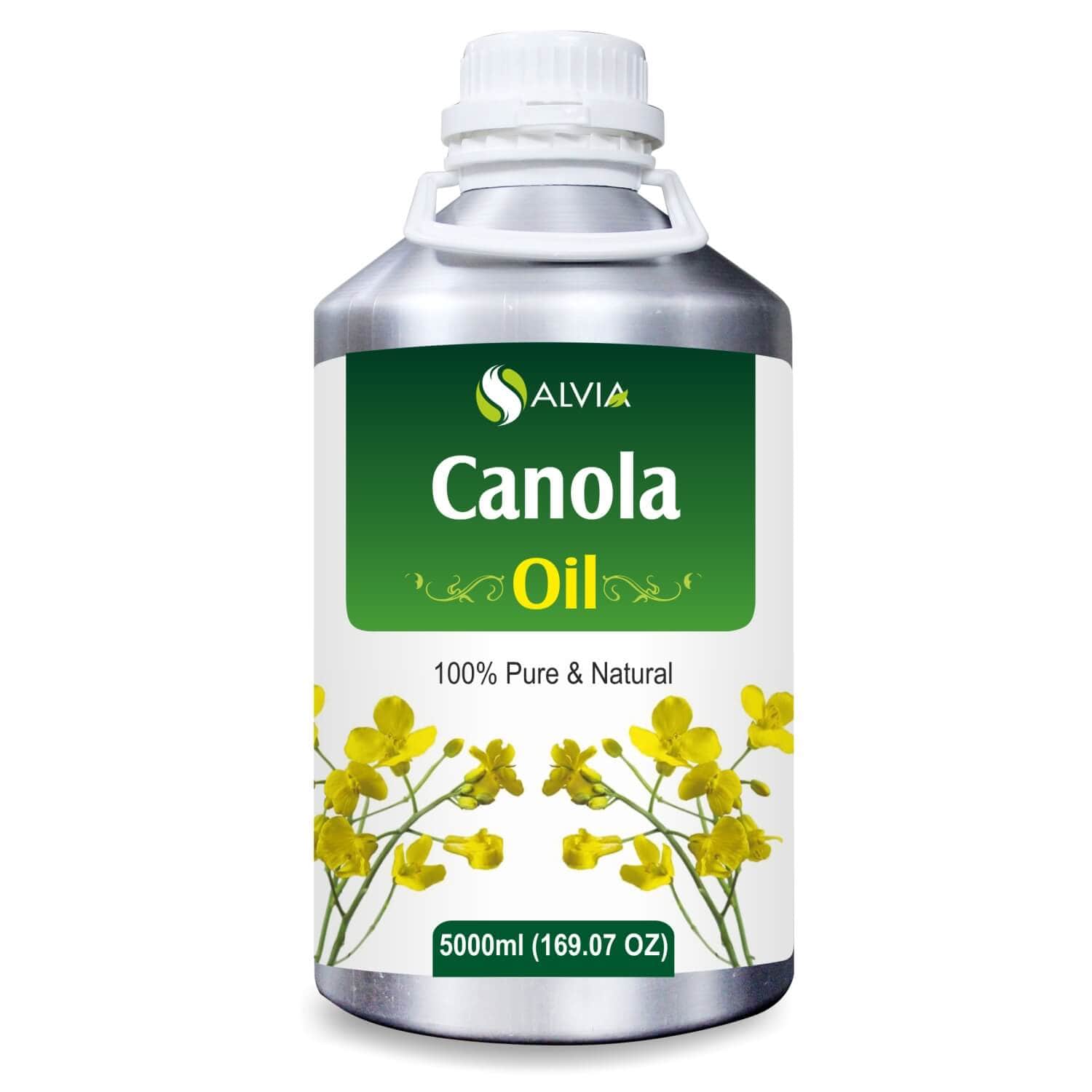 Salvia Natural Carrier Oils 5000ml Canola Oil ( Brassica napus)100% Natural Pure Carrier Oil Salvia Natural Carrier Oils 5000ml Canola Oil ( Brassica napus)100% Natural Pure Carrier Oil